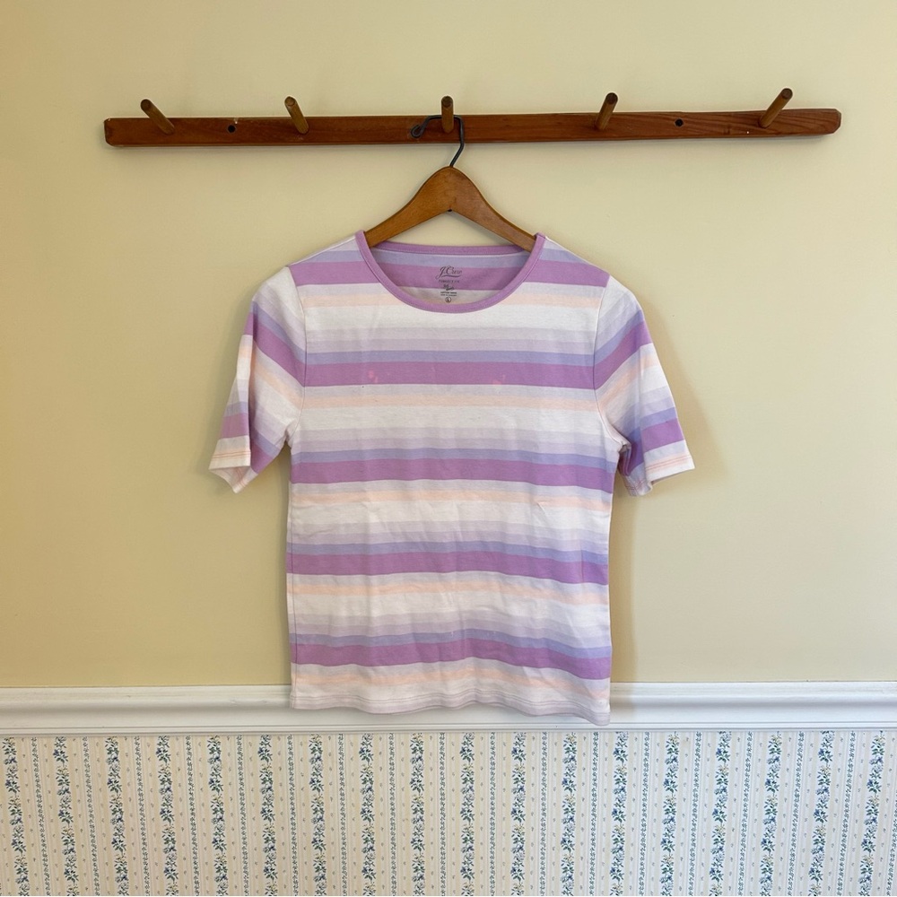 J. Crew Prefect Fit Striped Tee